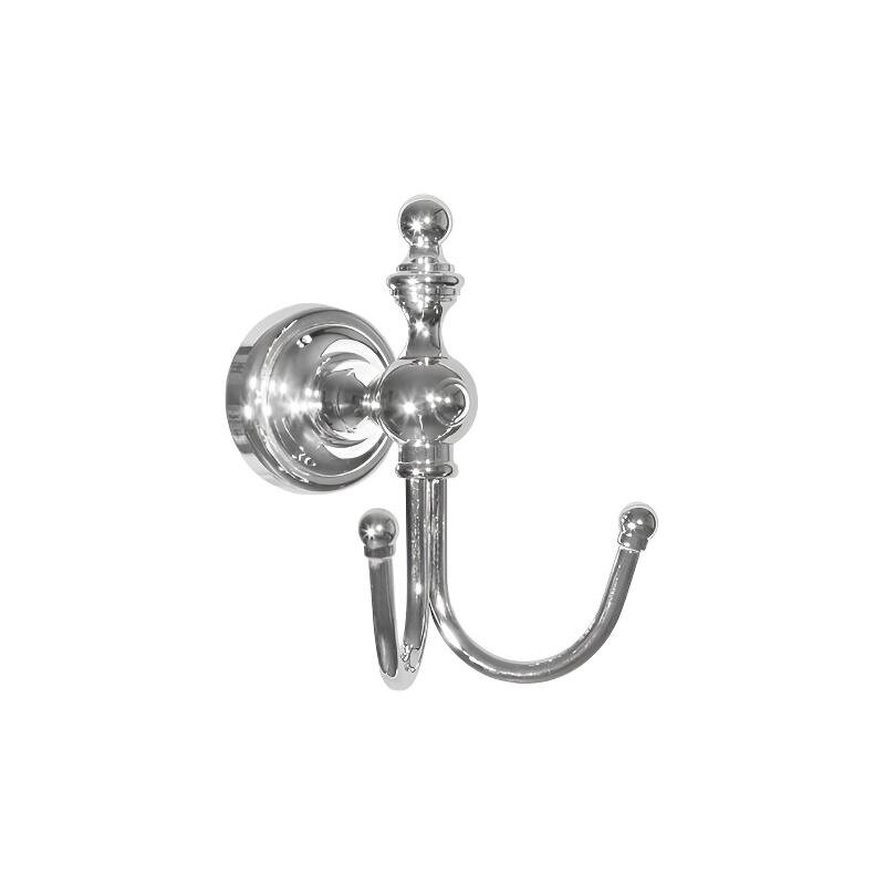 Изображение товара Крючок двойной Camelos Rychmond, хром, H1601 Изображение товара Крючок двойной Camelos Rychmond, хром, H1601