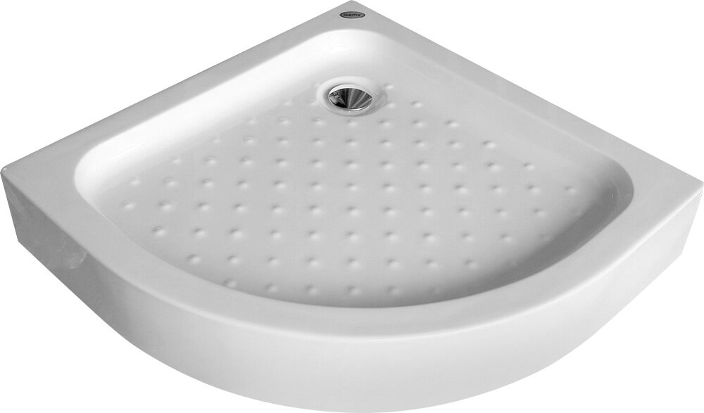 Изображение товара Душевой поддон Gemy ST08T 100x100 см четверть круга белый акрил низкий