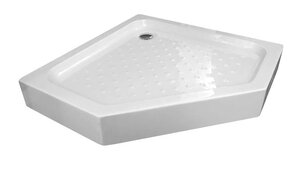 Изображение товара Душевой поддон Gemy ST10T 90 x 90 см, пятиугольный, белый