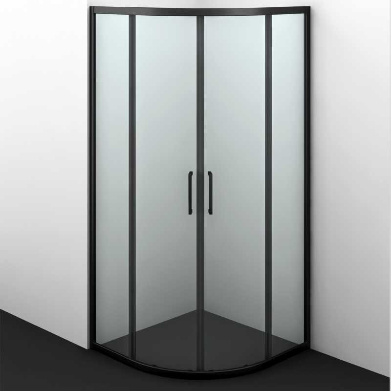 Изображение товара Душевой уголок WasserKRAFT Dill 61S01 90x90 см стекло прозрачное черный профиль