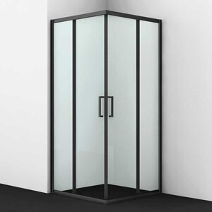 Изображение товара Душевой уголок WasserKRAFT Dill 61S03, 90 х 90 см, стекло прозрачное, профиль черный матовый