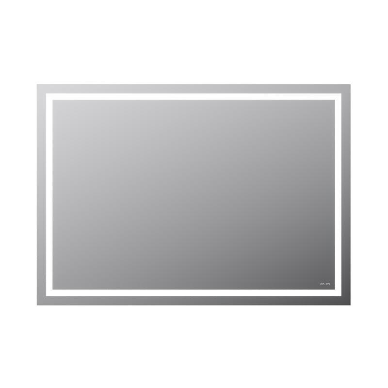 Изображение товара Зеркало Am.Pm Gem 100 см с LED-подсветкой, подвесное, серое, Германия