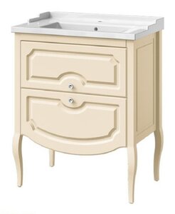 Изображение товара Тумба под раковину Caprigo Aspetto Firenze 70 34116, 2 ящика, цвет TP-800 магнолия