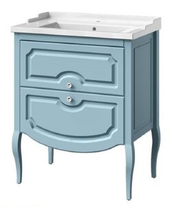 Изображение товара Тумба под раковину Caprigo Aspetto Firenze 70 34116, 2 ящика, цвет TP-817 антарктида