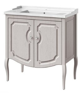 Изображение товара Тумба под раковину Caprigo Aspetto Firenze 80 34112, серый, напольная, с раковиной