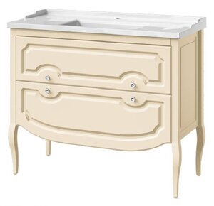 Изображение товара Тумба под раковину Caprigo Aspetto Firenze 100, влагостойкая МДФ, бежевый стиль