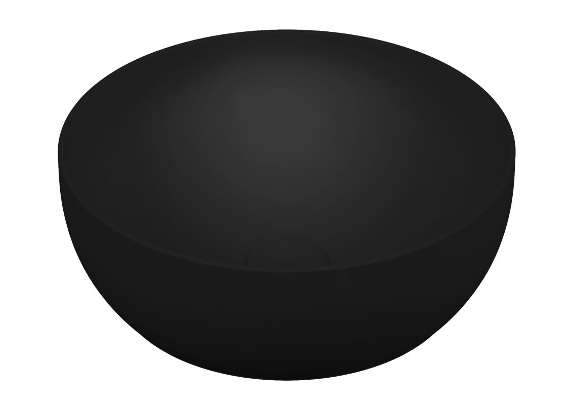 Изображение товара Раковина Vitra Outline 5992B483-0016 накладная черный матовый 40x40 см