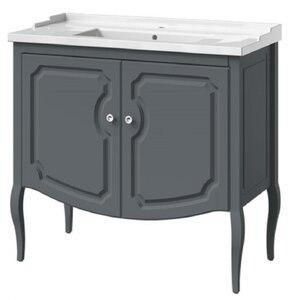 Изображение товара Тумба под раковину Caprigo Aspetto Firenze 90 34113, влагостойкая МДФ, цвет графит