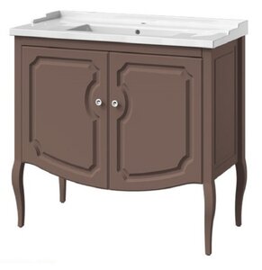 Изображение товара Тумба под раковину Caprigo Aspetto Firenze 90 с раковиной, коричневая