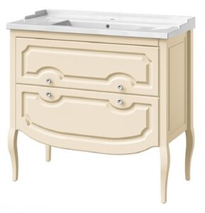 Изображение товара Тумба под раковину Caprigo Aspetto Firenze 90 34118, 2 ящика, цвет TP-800 магнолия