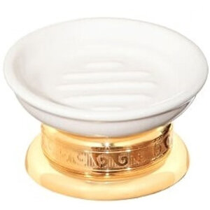 Изображение товара Мыльница настольная Camelos Rychmond G1613K, керамика, золото