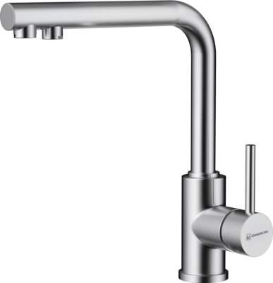 Изображение товара Смеситель для кухни Omoikiri Nakagawa 2 Plus-BN 4994342, под фильтр, нержавеющая сталь