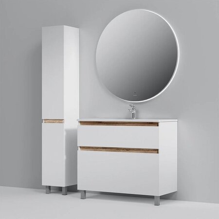 Купить тумбы для ванной комнаты напольные (21 см) узкие - цена в Москве