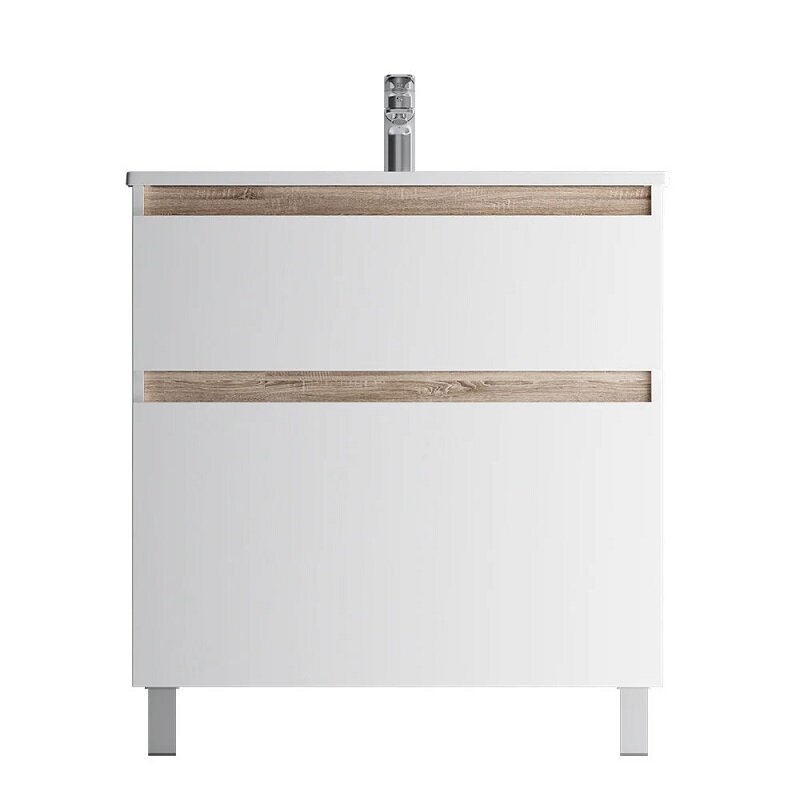 Изображение товара Тумба под раковину Am.Pm X-Joy M85AFSX0802WG, напольная, 80 см, 2 ящика, белый глянец Изображение товара Тумба под раковину Am.Pm X-Joy M85AFSX0802WG, напольная, 80 см, 2 ящика, белый глянец