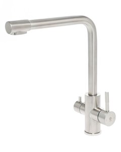 Изображение товара Смеситель Orange Steel M99-008ni для кухонной мойки, с возможностью подачи фильтрованной воды, никель матовый