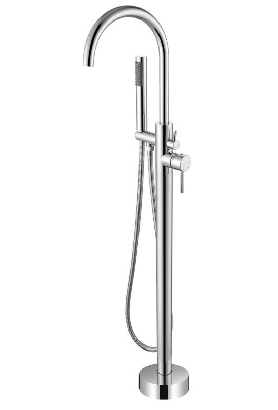 Изображение товара Напольный смеситель для ванны Orange Steel M99-336cr с ручным душем