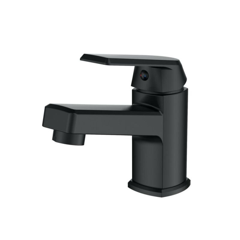 Изображение товара Полимерный смеситель для раковины OneLife черный матовый P02-021b