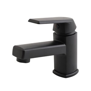 Изображение товара Полимерный смеситель OneLife для раковины, черный матовый, P02-021b
