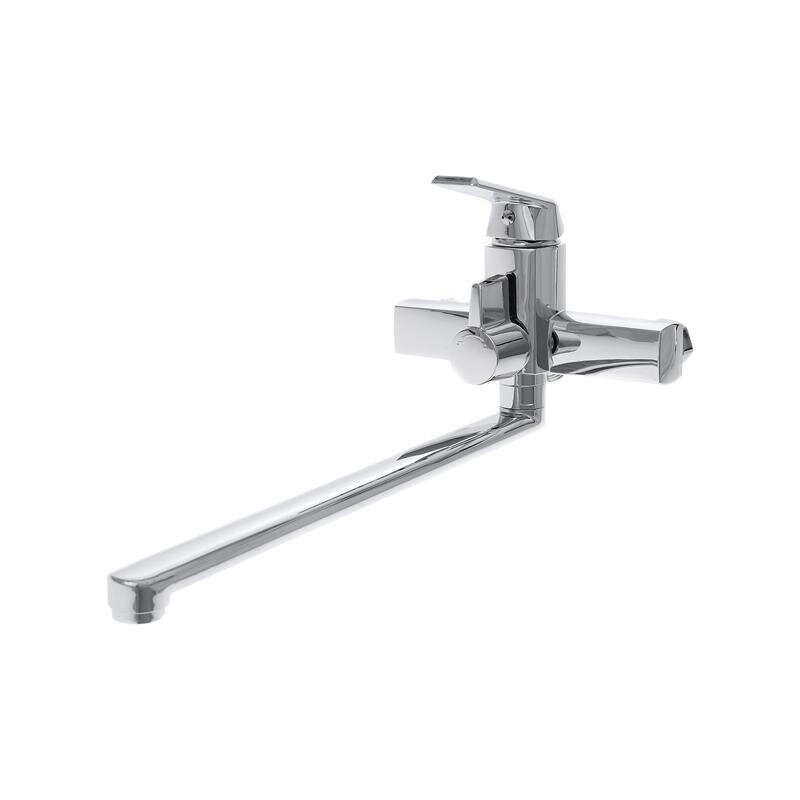 Изображение товара Полимерный смеситель для ванны и душа OneLife P02-211cr хром