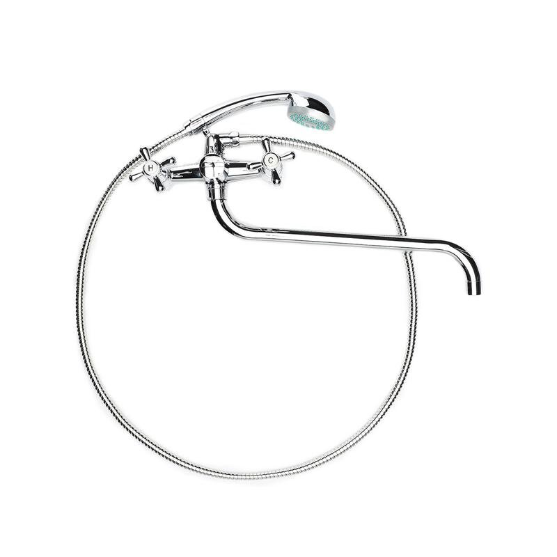 Изображение товара Полимерный смеситель OneLife для ванны и душа хром, P03-221cr