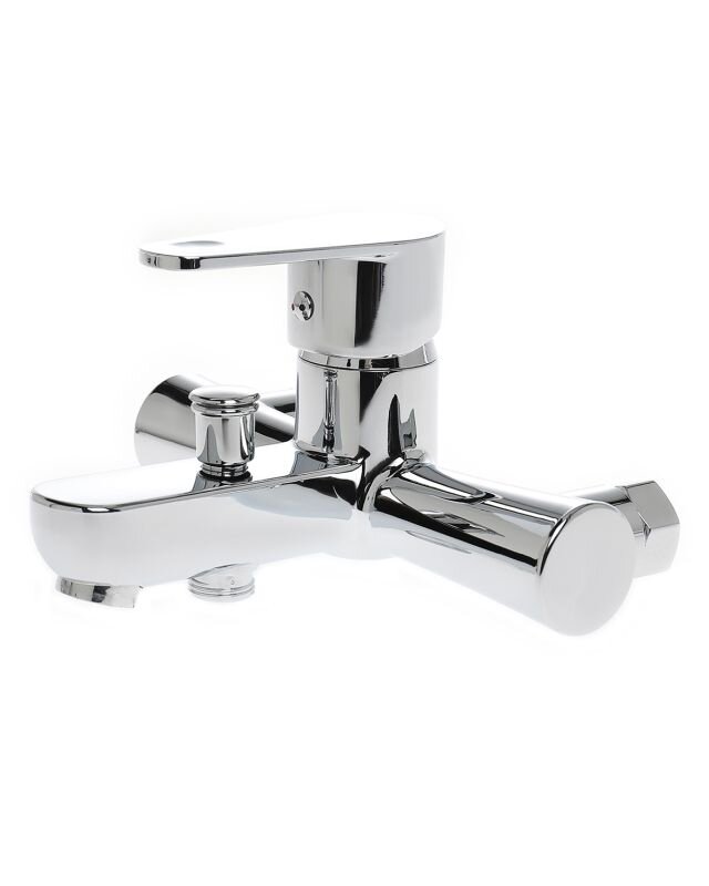 Изображение товара Полимерный смеситель OneLife для ванны и душа, хром, P05-100cr