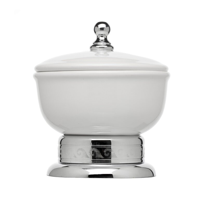 Изображение товара Настольная баночка Camelos Rychmond H1618K из латуни и керамики для ванной комнаты