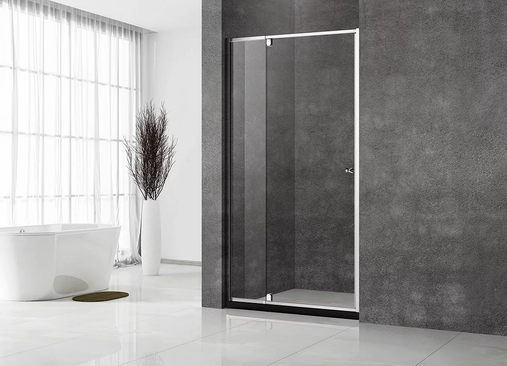 Изображение товара Душевая дверь Veconi Vianno VN32 110 x 195 см распашная стекло хром Италия