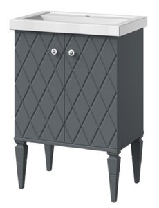 Изображение товара Тумба под раковину Caprigo Aspetto Roma 34510 60 см графит для ванной комнаты