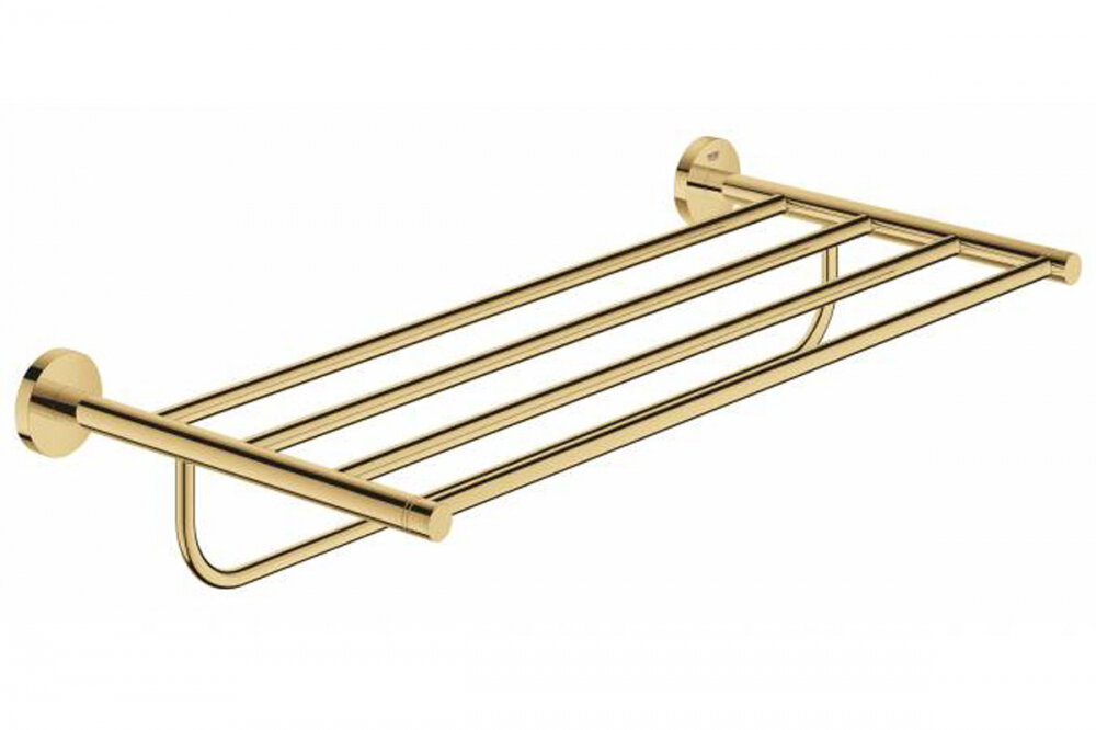 Изображение товара Полка для полотенец Grohe Essentials 40800GL1, золото, 55 см, настенная