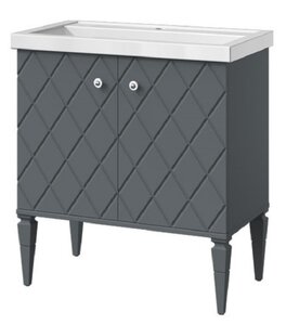 Изображение товара Тумба под раковину Caprigo Aspetto Roma 34512 80 см, цвет TP-810 графит