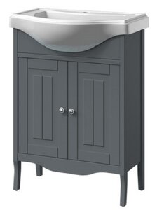 Изображение товара Тумба под раковину Caprigo Aspetto Genova 34410 65 см, цвет TP-810 графит