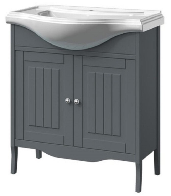 Изображение товара Тумба под раковину Caprigo Aspetto Genova 34411 80 см графит TP810