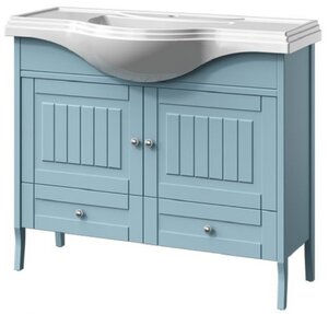 Изображение товара Тумба под раковину Caprigo Aspetto Genova 34415 105 см, с ящиком, цвет TP-817 антарктида