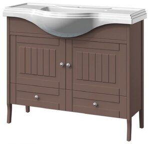 Изображение товара Тумба под раковину Caprigo Aspetto Genova 34415 105 см, с ящиком, цвет TP-809 шоколад