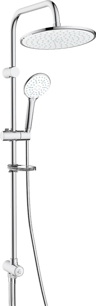 Изображение товара Душевой гарнитур Lemark LM8809C с верхним душем 25.6 см хром 3 режима струи