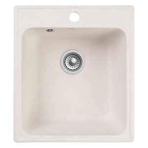 Изображение товара Кухонная мойка GranFest Quarz Z 17, 41.8 x 47.7 см, белый