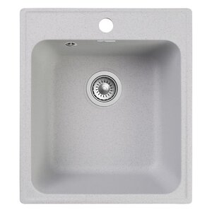 Изображение товара Кухонная мойка GranFest Quarz Z 17, 41.8 x 47.7 см, серый