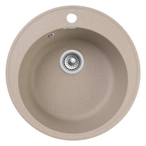 Изображение товара Кухонная мойка GranFest Quarz Z 08, 47.9 x 47.9 см, песочный