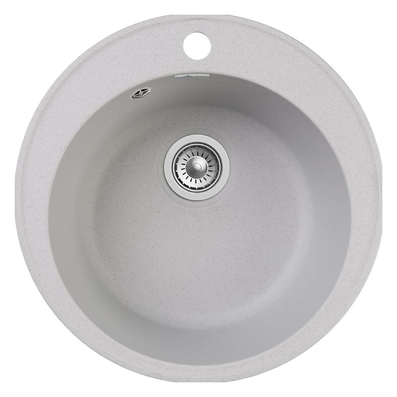 Изображение товара Кухонная мойка GranFest Quarz Z 08, 47.9 x 47.9 см, серый
