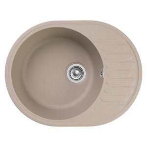 Изображение товара Кухонная мойка GranFest Quarz Z 58, 61.7 x 48 см, песочный