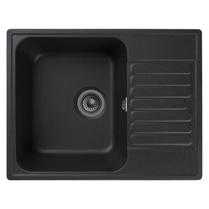 Изображение товара Кухонная мойка GranFest Quarz Z 13, 61.8 x 47.7 см, черный