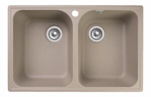Изображение товара Кухонная мойка GranFest Quarz Z 15, 73.7 x 47.8 см, песочный