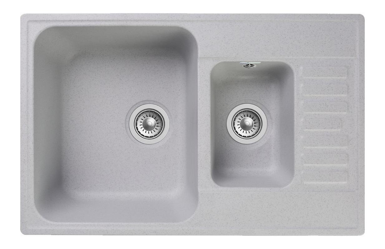 Изображение товара GranFest Quarz Z 21K - кухонная мойка 73, 7x48 см, серый, угловая Изображение товара GranFest Quarz Z 21K - кухонная мойка 73, 7x48 см, серый, угловая