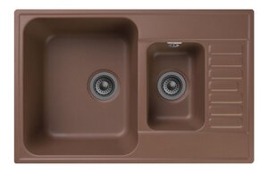 Изображение товара Кухонная мойка GranFest Quarz Z 21К терракот, 73.7 x 48 см