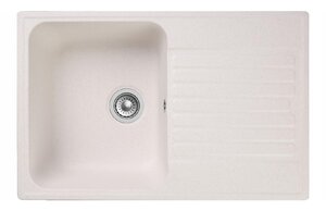 Изображение товара Кухонная мойка GranFest Quarz Z 78, 73.6 x 47.6 см, белый