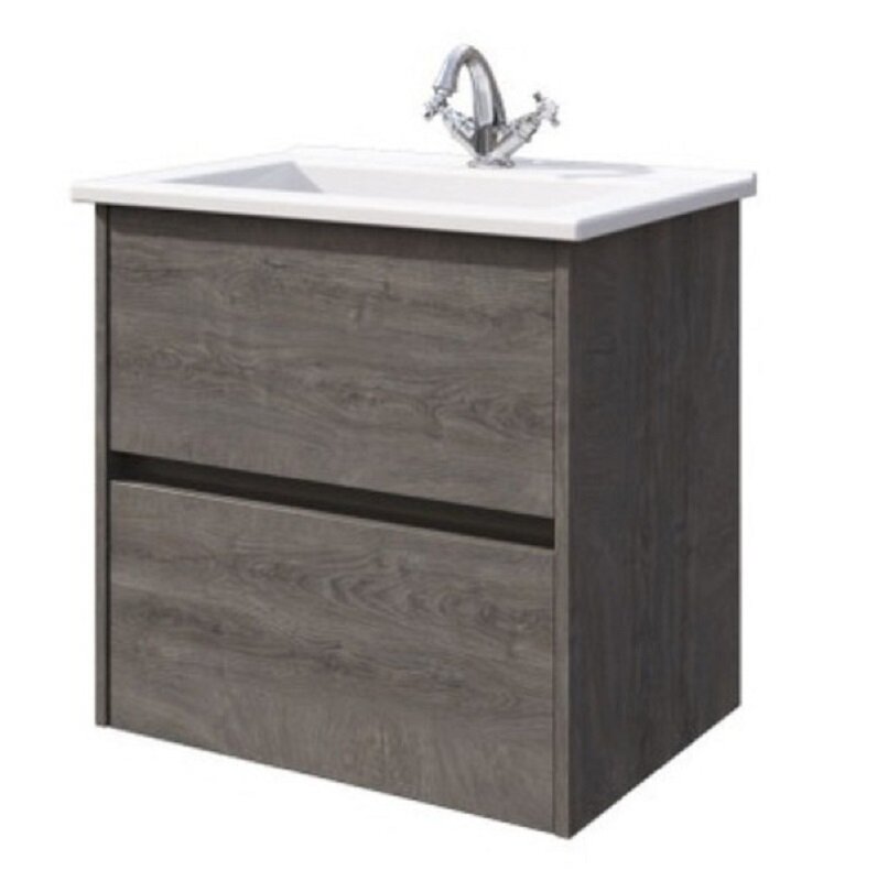 Изображение товара Тумба под раковину Caprigo Aspetto Seattle 34710 65 см с экошпон серого цвета