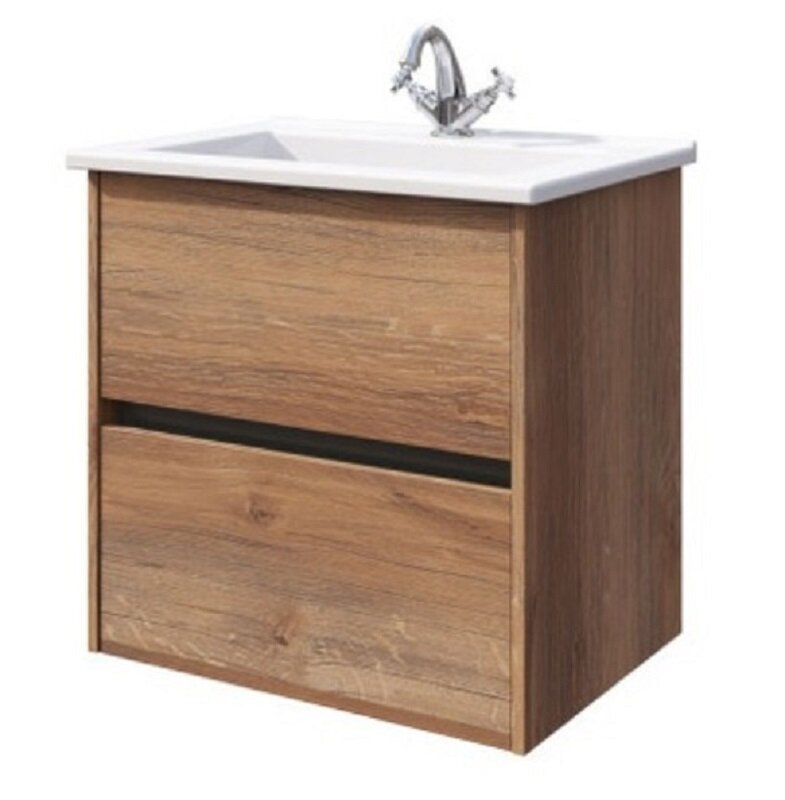 Изображение товара Тумба под раковину Caprigo Aspetto Seattle 34710 65 см цвет дуб сомеро