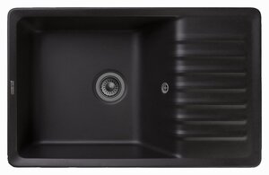 Изображение товара Кухонная мойка GranFest Quarz Z 72, 75.2 x 47.5 см, черный