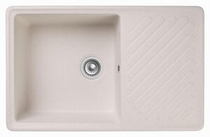 Изображение товара Кухонная мойка GranFest Quarz Z 52, 75.3 x 47.7 см, белый