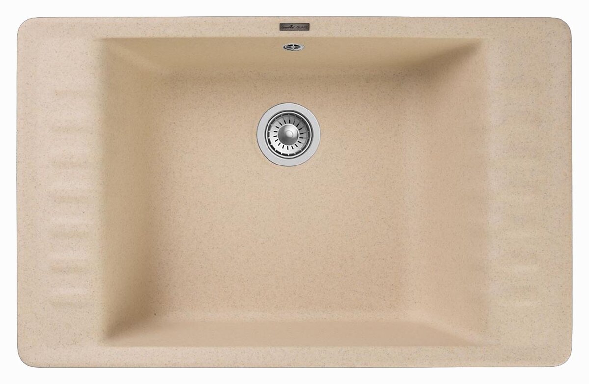Изображение товара Кухонная мойка GranFest Quarz Z 71 75.2x47.5 см бежевый